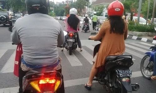 TILANG KENDARAAN : Awas, Sepelekan Garis Putih di Simpang Jalan Ini Bakal Panjang Urusannya