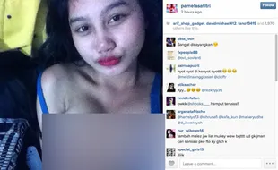 FOTO PANAS DUO SERIGALA : Pamela Safitri Kaget Foto Wanita Pamer Dada Beredar