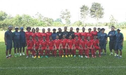 TIMNAS INDONESIA WANITA : Srikandi Indonesia Latihan Sebelum Uji Coba