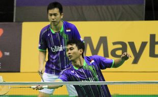 PIALA SUDIRMAN 2015 : Tim Bulu Tangkis Indonesia Gelar Simulasi