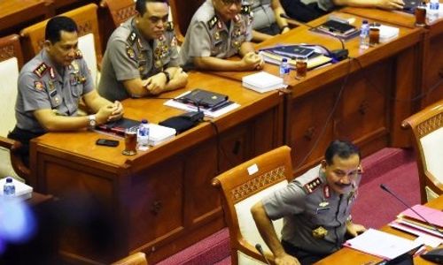 KAPOLRI BARU : Ups! Salah Ngomong, Badrodin Sebut Budi Gunawan