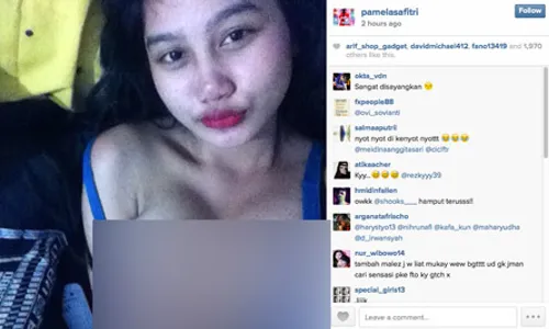 SENSASI ARTIS : Foto Vulgar Mirip Pamela Duo Serigala Hebohkan Netizen Dunia Maya 