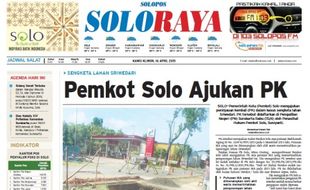  SOLOPOS HARI INI : Soloraya Hari Ini: Sengketa Lahan Sriwedari hingga Warga Sambungmacan Diduga Konsumsi SS