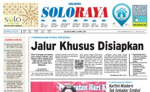 SOLOPOS HARI INI : Soloraya Hari Ini: Jl. Prof. Soeharso Solo akan Dibuat Searah