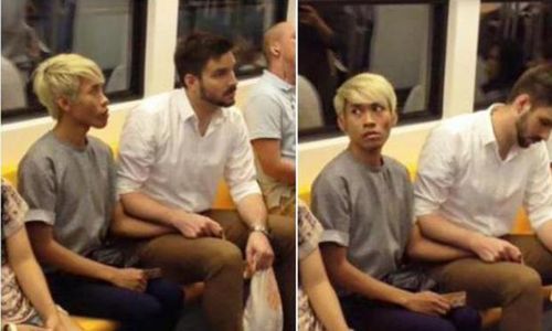 FOTO KONTROVERSIAL : Tampil Mesra, Pria Gay Ganteng Ini Bikin Netizen Keki