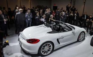 PAMERAN OTOMOTIF : Porsche Boxter Spyder Debut di NYAS 2015