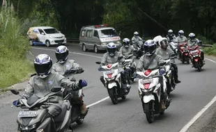 TOURING YAMAHA : Libas Semarang-Tuban, Soul GT 125 Tembus 110 km/jam