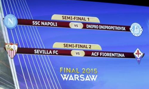 UNDIAN SEMIFINAL LIGA EUROPA : Sevilla Hadapi Fiorentina, Napoli Jumpa Dnipro