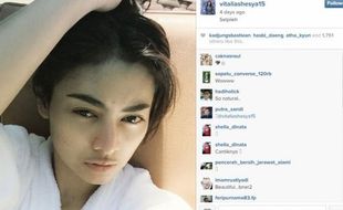 INSTAGRAM ARTIS : Akui Operasi Plastik, Begini Wajah Vitalia Sesha Tanpa Make Up