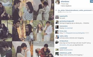 GANTENG GANTENG SERIGALA : Aliando dan Prilly Rayakan 1 Tahun “Jadian”