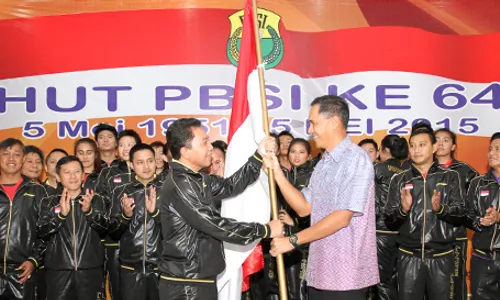 PIALA SUDIRMAN 2015 : Tim Piala Sudirman Indonesia Dilepas Ketum PBSI