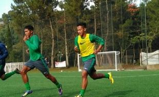 UJI COBA TIMNAS INDONESIA : Garuda Muda Fokus Berlatih Jelang Vs Malaysia U-23