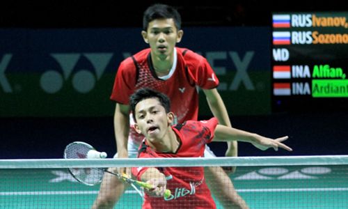 SELANDIA BARU TERBUKA 2015 : Melaju ke Semifinal, Rian/Fajar Hadapi Pasangan Malaysia