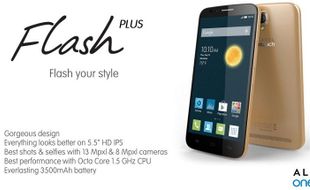 SMARTPHONE MURAH : Alcatel One Touch Flash Plus, Ponsel Selfie Rp1,9 Juta