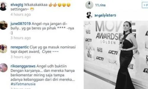 INDONESIAN MOVIE AWARDS 2015 : Angel Piters Klarifikasi, Anggun Sesalkan Penyelenggara