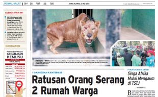 SOLOPOS HARI INI : Soloraya Hari Ini: Ratusan Orang Serang 2 Rumah Warga