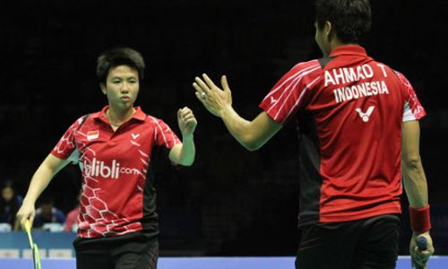 PIALA SUDIRMAN 2015 : Liliyana/Tantowi Takluk, Indonesia Menang 3-2 Atas Inggris