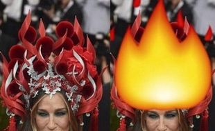 MET GALA 2015 : Aksesori Sarah Jessica Parker Jadi Olok-Olokan