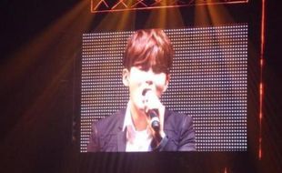 KONSER SUJU JAKARTA : Ryeowook Fasih Nyanyikan Lagu Bunga Terakhir 