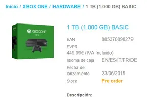 KONSOL GAME TERBARU : Xbox One Kapasitas 1 TB?