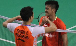 PIALA SUDIRMAN 2015 : Trio Tunggal Putra Siap Bela Indonesia