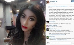 ARTIS INISIAL AA DITANGKAP : Amel Alvi Pamer Selfie di Instagram