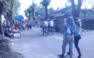 CAR FREE DAY : CFD Sragen Minim Hiburan, Pedagang Mengeluh