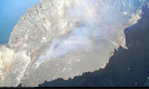 GUNUNG RAUNG BANYUWANGI : Ingin Tahu Berapa Luas dan dalam Kawah Gunung Raung ?