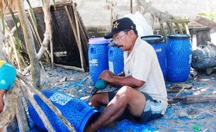 PERIKANAN GUNUNGKIDUL : Cegah Kepunahan Lobster, Nur Rajin Lubangi Tong