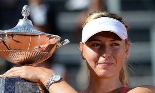 ROMA MASTERS 2015 : Kalahkan Suarez Navarro, Sharapova Tampil sebagai Juara