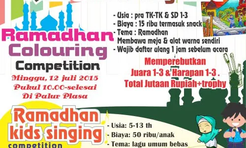 Ramadhan Vaganza di Palur Plaza Karanganyar - Minggu, 12 Juli 2015 Mulai Pukul 10.00 WIB - Selesai