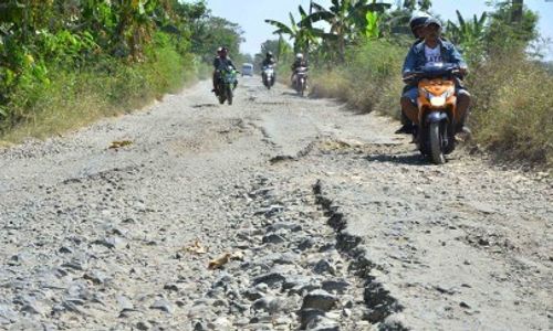 PERBAIKAN JALAN : Dishub Bantul Kaji Jalur Alternatif Wilayah Barat