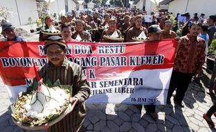 PASAR DARURAT KLEWER : Pasar Sementara di Alut Diadang 6 Masalah Ini