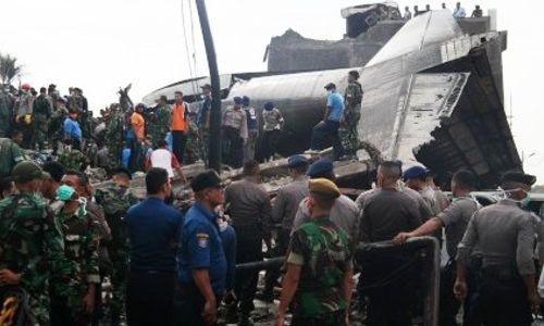 PESAWAT HERCULES JATUH : Tinggalkan 2 Bocah Balita, Perjalanan Kopda Mujiman Berakhir di Hercules