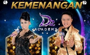 D' ACADEMY 2 : Konser Kemenangan DA, Danang Unggul Sementara dari Evi