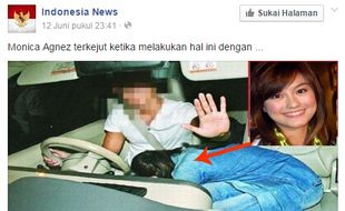 FOTO KONTROVERSIAL : Catut Nama Agnes, Postingan Ini Dikecam Habis-Habisan