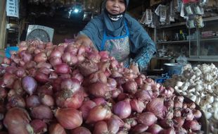 HARGA KEBUTUHAN POKOK : Keran Impor Dibuka, Harga Bawang Merah Anjlok