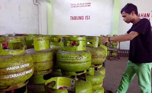 KELANGKAAN GAS ELPIJI : Langka, Harga Gas 3 kg di Sleman Tembus Rp21.000