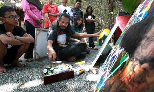 PAMERAN BANTUL : Pameran Kolosal Nasirun, Pertunjukkan Tunggal Seni Rupa Terbesar 2016