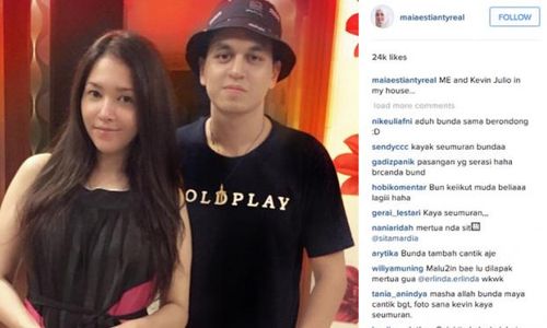 INSTAGRAM ARTIS : Foto Bareng Aktor GGS, Maia Dipuji Awet Muda