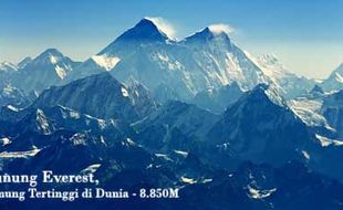 GUNUNG EVEREST : 5 Hari, 4 Ton Sampah Dibawa Turun