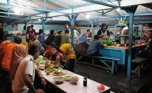 FOTO KULINER MADIUN : Soto Semeru Diantre saat Lebaran 2015