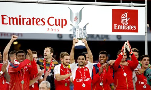 EMIRATES CUP 2015 : Menjadi Juara, Arsenal Miliki Modal ke Wembley