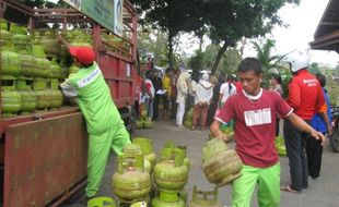 KEBUTUHAN BAHAN BAKAR : Elpiji 3Kg 11.800 Tabung Disiapkan untuk Operasi Pasar