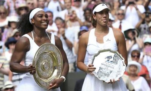 WIMBLEDON 2015 : Puji Muguruza, Serena Prediksi Petenis Spanyol itu Segera Jadi Juara