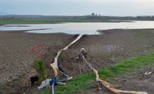 KRISIS AIR BERSIH KARANGANYAR : Waduk Delingan dan Lalung Mengering