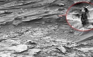 PENAMPAKAN ALIEN : NASA Perlihatkan Foto Siluet Wanita Misterius di Planet Mars