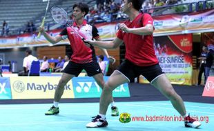 KEJUARAAN DUNIA BADMINTON 2015 : Andrei/Hendra Menang Cepat Dari Ganda Putra AS