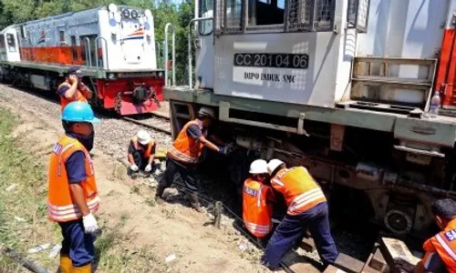 Foto Matarmaja Anjlok di Blitar Lagi