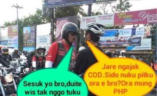 AKTIVIS SEPEDA ADANG MOGE : Ini Kumpulan Meme Lucu Elanto Vs Moge di Jogja